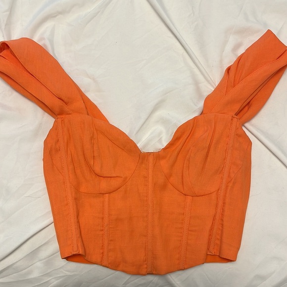 Orange corset top - Picture 3 of 3